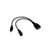 DSYJ Micro USB Host OTG Cable with Micro USB Power for Samsung S7 Edge, S6 Edge, S5, S4 & Nexus 10 9 7 4 Player + All Others 2 Pack view 1