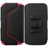 Compatible for Moto G6 Play/Moto Z3 Play/Moto E5 Plus/Moto G7 Play/Moto G7 / Moto G7 Plus Case,Holster Belt Clip Leather Pouch Cover(Fits with Outterbox or Slim Case) - Red view 2