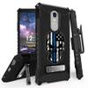 Beyond Cell TriShield Compatible With LG Stylo 4 Case, Stylo 4 Plus Case,l Q Stylus, Stylus 4, Durable Rugged Case Heavy Duty Phone Cover [ Belt Clip Holster] + Built in Kickstand (2018) view 1