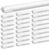 Flourescent Light Bulbs Replacement, 24W 3200LM 5000K Frosted Type A+B, 25P view 1
