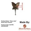 Adonai Hardware Fairy Lady Brass Door Knocker view 2