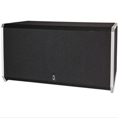 Definitive Technology CS-9040 Center Channel Speaker, Built-in 8" Bass Radiator for Home Theater, High Performance, Premium Sound Quality, Single, Black