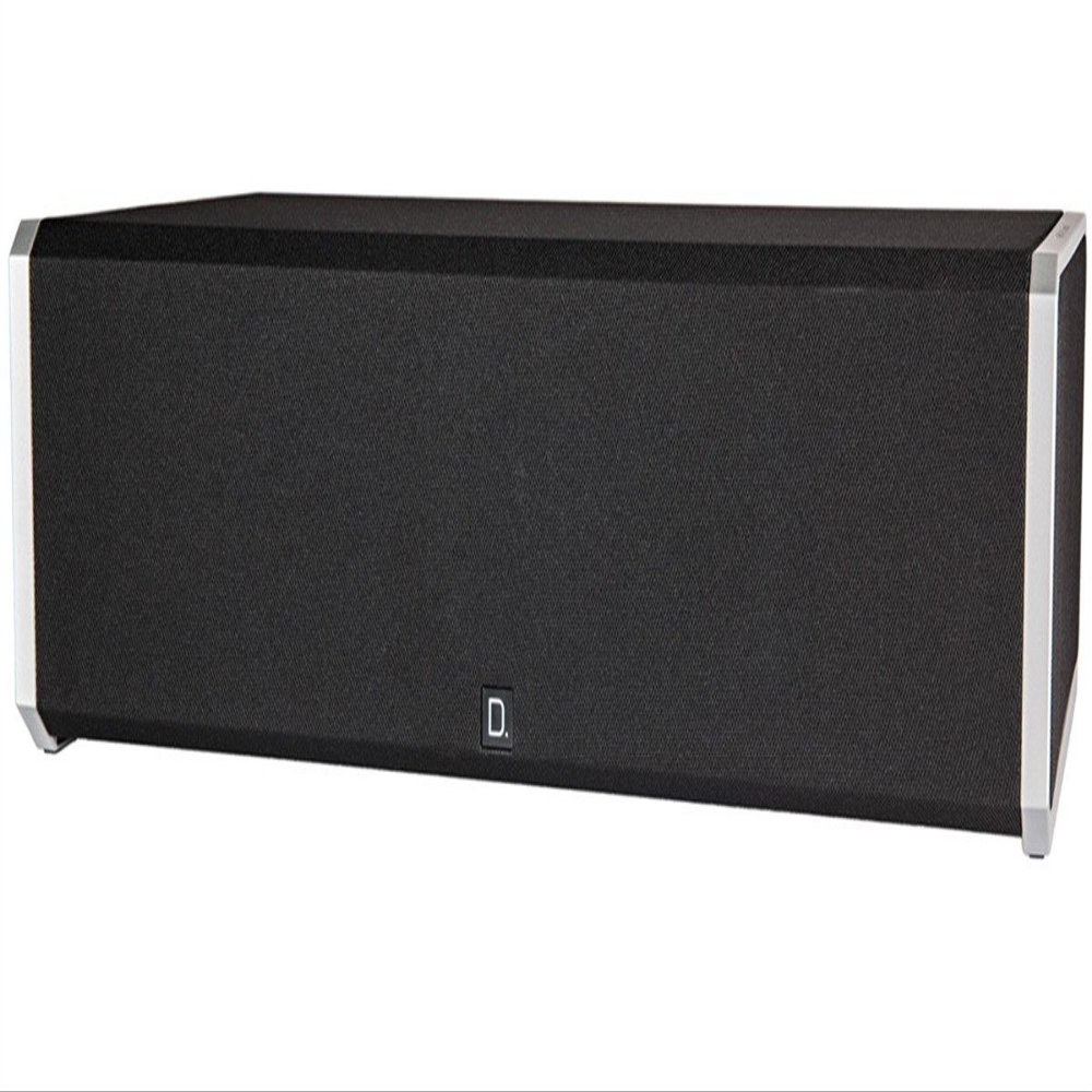Definitive Technology CS-9040 Center Channel Speaker, Built-in 8" Bass Radiator for Home Theater, High Performance, Premium Sound Quality, Single, Black