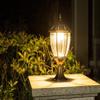 LED Light LED Solar Post Lights Contemporary Collection Exterior Outdoor Post Lantern Column Lights(24cm*50cm) Home Decoration view 4