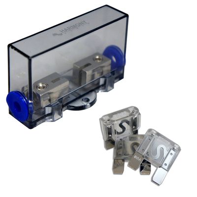 Maxi Fuse Holder with 80 Amp Fuses - Car Audio Boat Marine - Harmony Audio