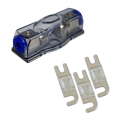 Mini ANL MIDI Fuse Holder 80 Amp Fuses Car Marine Stereo Harmony Audio