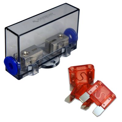 Maxi Fuse Holder with 20 Amp Fuses - Car Audio Boat Marine - Harmony Audio