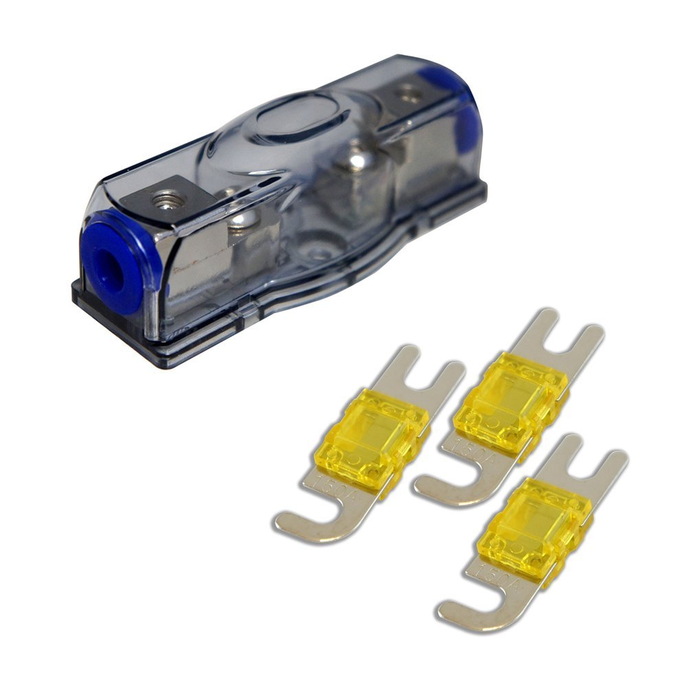 MIDI Mini ANL Fuse Holder 150 Amp Fuses Car Marine Stereo Harmony Audio