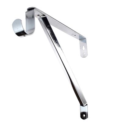 Desunia Adjustable Closet Rod & Shelf Support Bracket - Chrome - 1 Pack