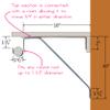 Desunia Adjustable Closet Rod & Shelf Support Bracket - Chrome - 1 Pack view 3