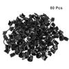 uxcell 80Pcs Strain Relief Bushing Wires Protectors for 5.3mm Width Flat Cables view 2