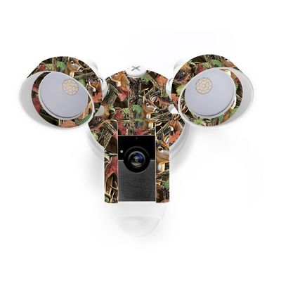 MightySkins Skin Compatible with Ring Floodlight Cam - Buck Camo | Protective, Durable, and Unique Vinyl Decal wrap Cover | Easy to Apply, Remove, and Change Styles | Made in The USA