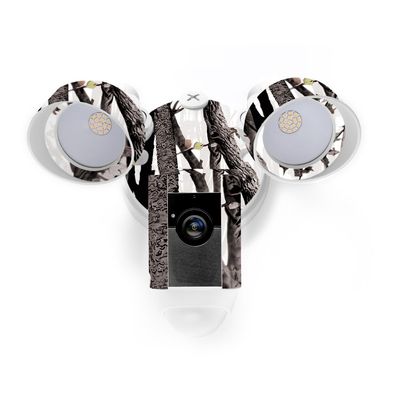MightySkins Skin Compatible with Ring Floodlight Cam - Artic Camo | Protective, Durable, and Unique Vinyl Decal wrap Cover | Easy to Apply, Remove, and Change Styles | Made in The USA