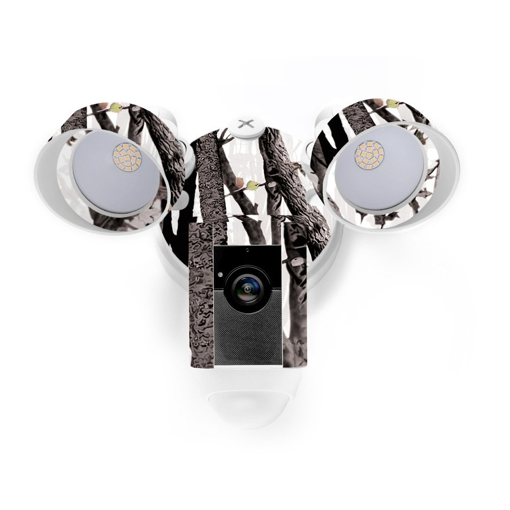 MightySkins Skin Compatible with Ring Floodlight Cam - Artic Camo | Protective, Durable, and Unique Vinyl Decal wrap Cover | Easy to Apply, Remove, and Change Styles | Made in The USA