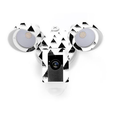 MightySkins Skin Compatible with Ring Floodlight Cam - Black Hills | Protective, Durable, and Unique Vinyl Decal wrap Cover | Easy to Apply, Remove, and Change Styles | Made in The USA