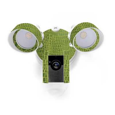 MightySkins Skin Compatible with Ring Floodlight Cam - Croc Skin | Protective, Durable, and Unique Vinyl Decal wrap Cover | Easy to Apply, Remove, and Change Styles | Made in The USA