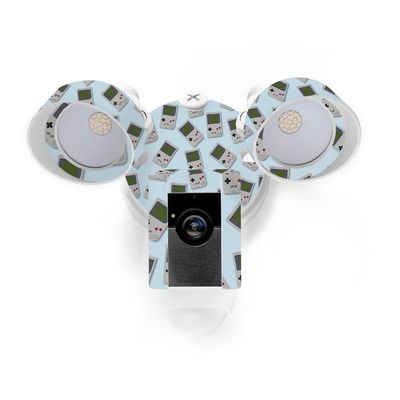 MightySkins Skin Compatible with Ring Floodlight Cam - Game Kid Tile | Protective, Durable, and Unique Vinyl Decal wrap Cover | Easy to Apply, Remove, and Change Styles | Made in The USA