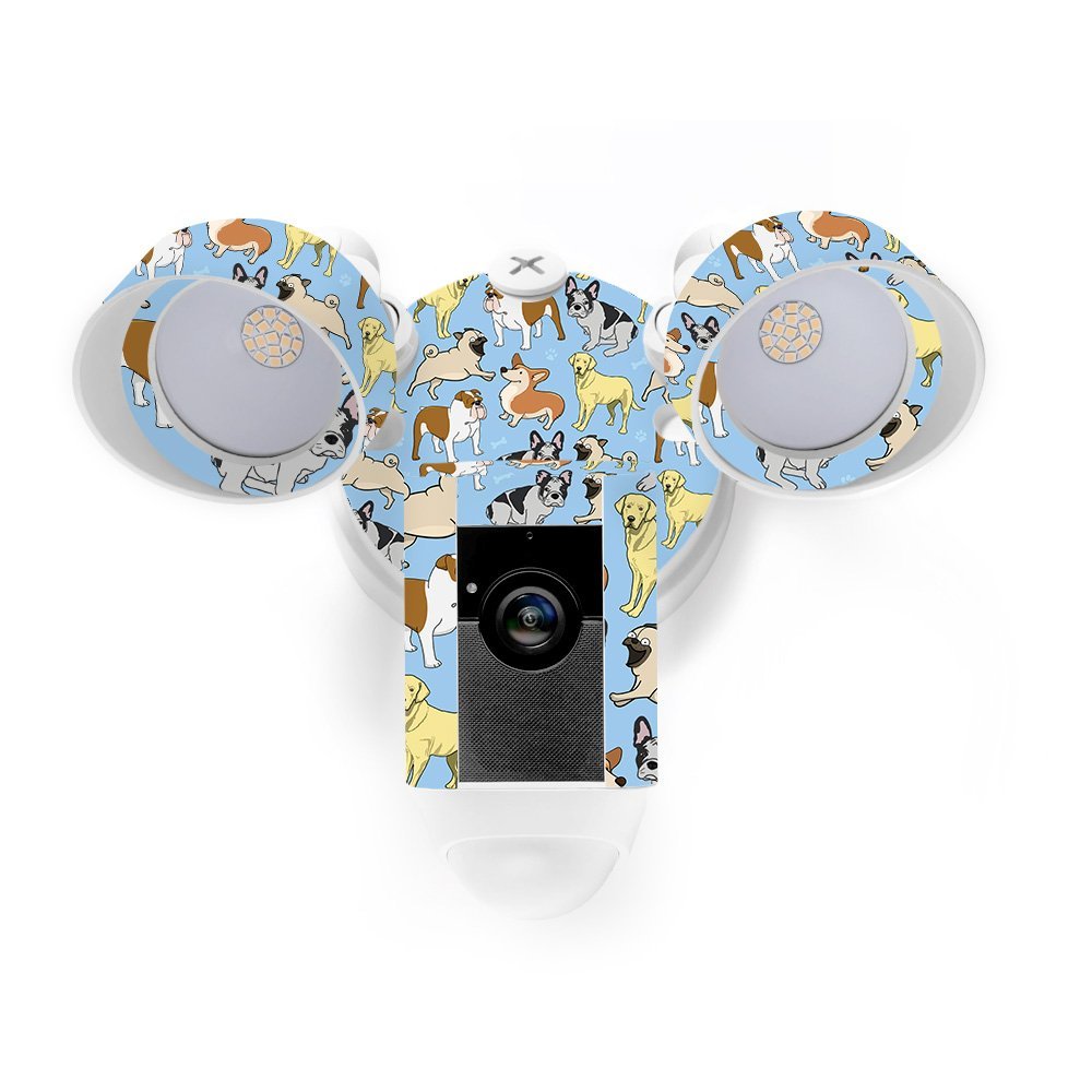 MightySkins Skin Compatible with Ring Floodlight Cam - Puppy Party | Protective, Durable, and Unique Vinyl Decal wrap Cover | Easy to Apply, Remove, and Change Styles | Made in The USA