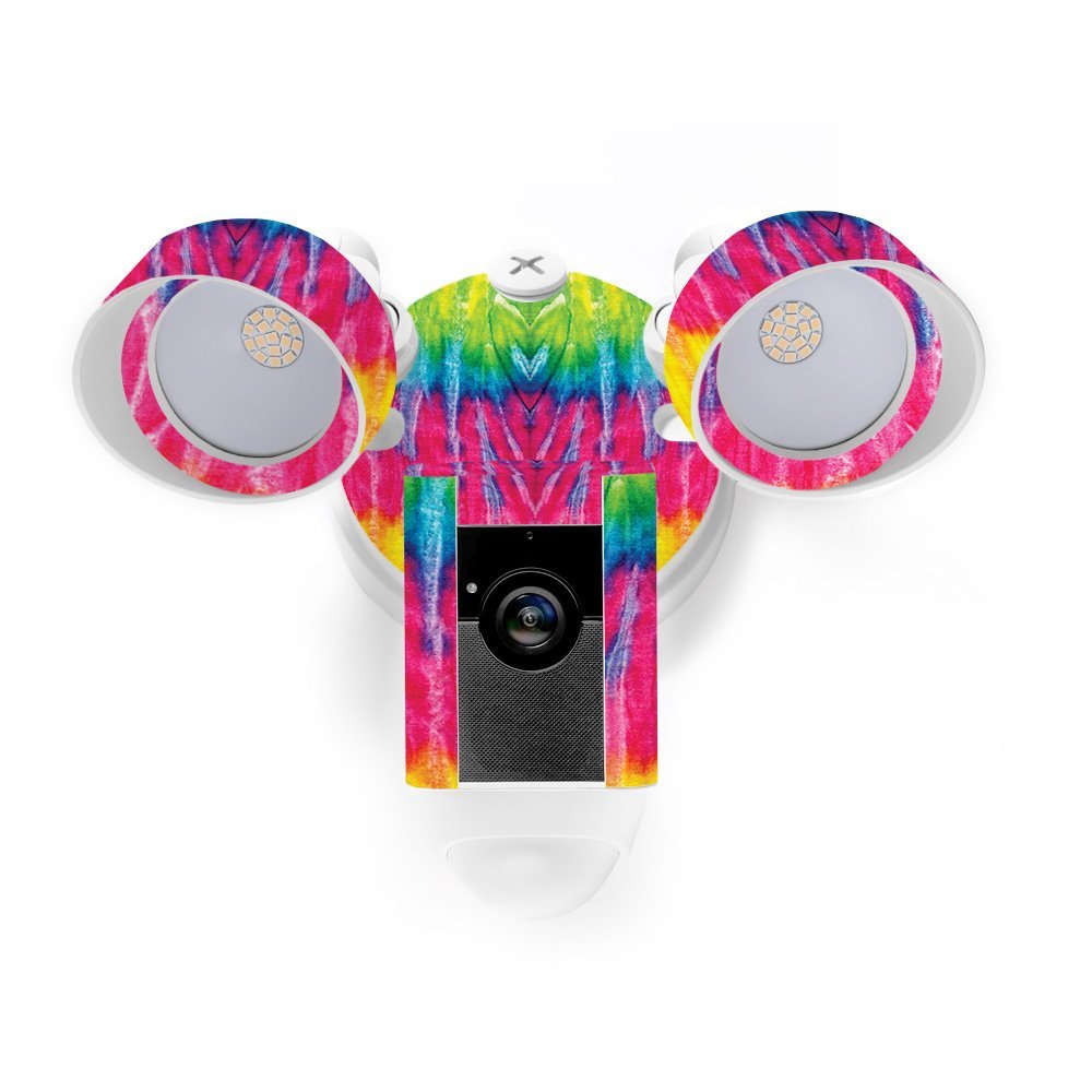 MightySkins Skin Compatible with Ring Floodlight Cam - Tie Dye 2 | Protective, Durable, and Unique Vinyl Decal wrap Cover | Easy to Apply, Remove, and Change Styles | Made in The USA
