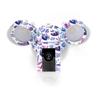 MightySkins Skin Compatible with Ring Floodlight Cam - Blue Petals | Protective, Durable, and Unique Vinyl Decal wrap Cover | Easy to Apply, Remove, and Change Styles | Made in The USA view 1