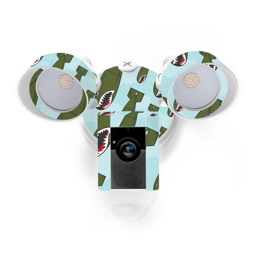 MightySkins Skin Compatible with Ring Floodlight Cam - Bombs Away | Protective, Durable, and Unique Vinyl Decal wrap Cover | Easy to Apply, Remove, and Change Styles | Made in The USA