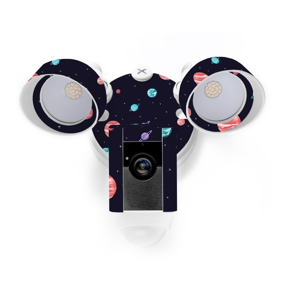 MightySkins Skin Compatible with Ring Floodlight Cam - Bright Night Sky | Protective, Durable, and Unique Vinyl Decal wrap Cover | Easy to Apply, Remove, and Change Styles | Made in The USA