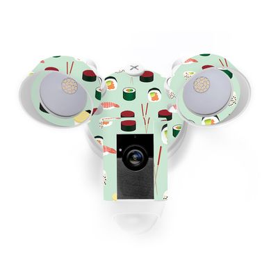MightySkins Skin Compatible with Ring Floodlight Cam - Sushi | Protective, Durable, and Unique Vinyl Decal wrap Cover | Easy to Apply, Remove, and Change Styles | Made in The USA
