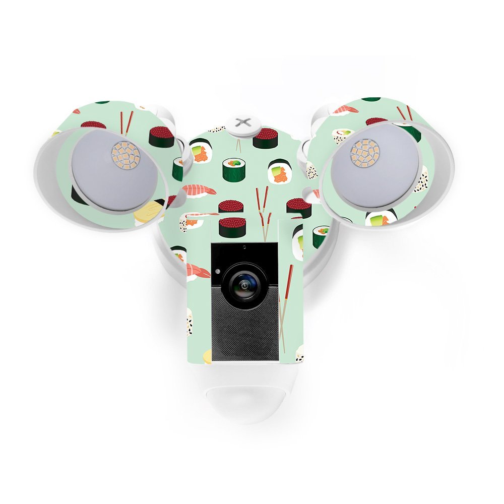 MightySkins Skin Compatible with Ring Floodlight Cam - Sushi | Protective, Durable, and Unique Vinyl Decal wrap Cover | Easy to Apply, Remove, and Change Styles | Made in The USA