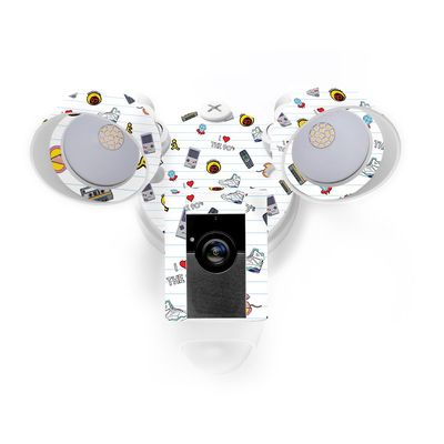 MightySkins Skin Compatible with Ring Floodlight Cam - Love The 90s | Protective, Durable, and Unique Vinyl Decal wrap Cover | Easy to Apply, Remove, and Change Styles | Made in The USA