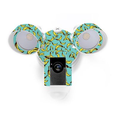 MightySkins Skin Compatible with Ring Floodlight Cam - Bananas | Protective, Durable, and Unique Vinyl Decal wrap Cover | Easy to Apply, Remove, and Change Styles | Made in The USA
