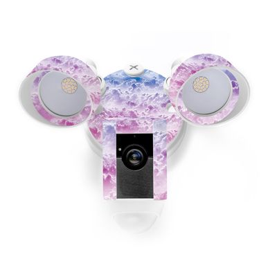 MightySkins Skin Compatible with Ring Floodlight Cam - Candy Clouds | Protective, Durable, and Unique Vinyl Decal wrap Cover | Easy to Apply, Remove, and Change Styles | Made in The USA