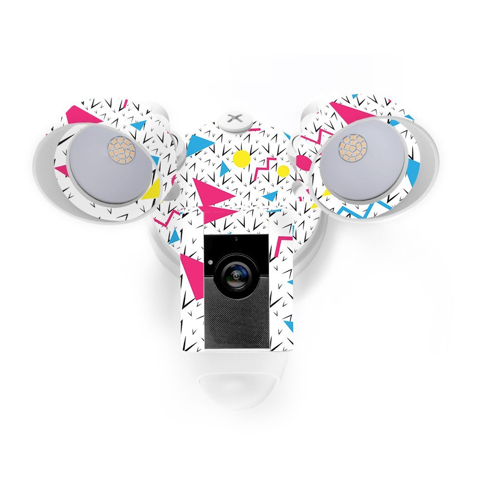 MightySkins Skin Compatible with Ring Floodlight Cam - 90s Fun | Protective, Durable, and Unique Vinyl Decal wrap Cover | Easy to Apply, Remove, and Change Styles | Made in The USA