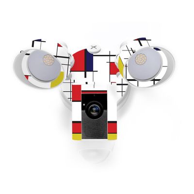 MightySkins Skin Compatible with Ring Floodlight Cam - Deco | Protective, Durable, and Unique Vinyl Decal wrap Cover | Easy to Apply, Remove, and Change Styles | Made in The USA