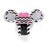 MightySkins Skin Compatible with Ring Floodlight Cam - Pink Chevron | Protective, Durable, and Unique Vinyl Decal wrap Cover | Easy to Apply, Remove, and Change Styles | Made in The USA view 1