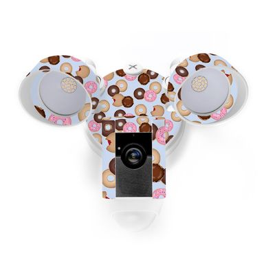 MightySkins Skin Compatible with Ring Floodlight Cam - Donut Binge | Protective, Durable, and Unique Vinyl Decal wrap Cover | Easy to Apply, Remove, and Change Styles | Made in The USA