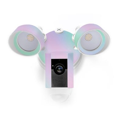 MightySkins Skin Compatible with Ring Floodlight Cam - Cotton Candy | Protective, Durable, and Unique Vinyl Decal wrap Cover | Easy to Apply, Remove, and Change Styles | Made in The USA