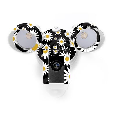 MightySkins Skin Compatible with Ring Floodlight Cam - Daisies | Protective, Durable, and Unique Vinyl Decal wrap Cover | Easy to Apply, Remove, and Change Styles | Made in The USA