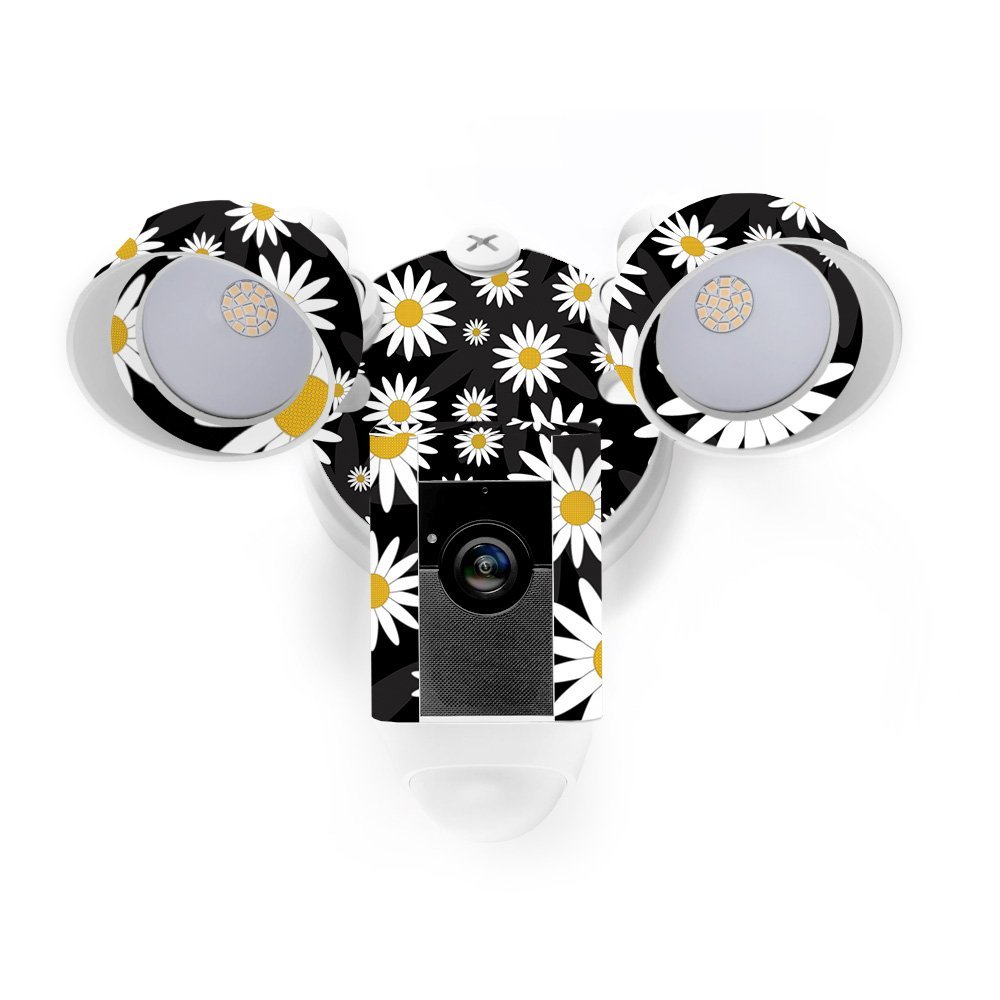 MightySkins Skin Compatible with Ring Floodlight Cam - Daisies | Protective, Durable, and Unique Vinyl Decal wrap Cover | Easy to Apply, Remove, and Change Styles | Made in The USA