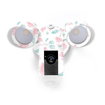 MightySkins Skin Compatible with Ring Floodlight Cam - Paper Flowers | Protective, Durable, and Unique Vinyl Decal wrap Cover | Easy to Apply, Remove, and Change Styles | Made in The USA