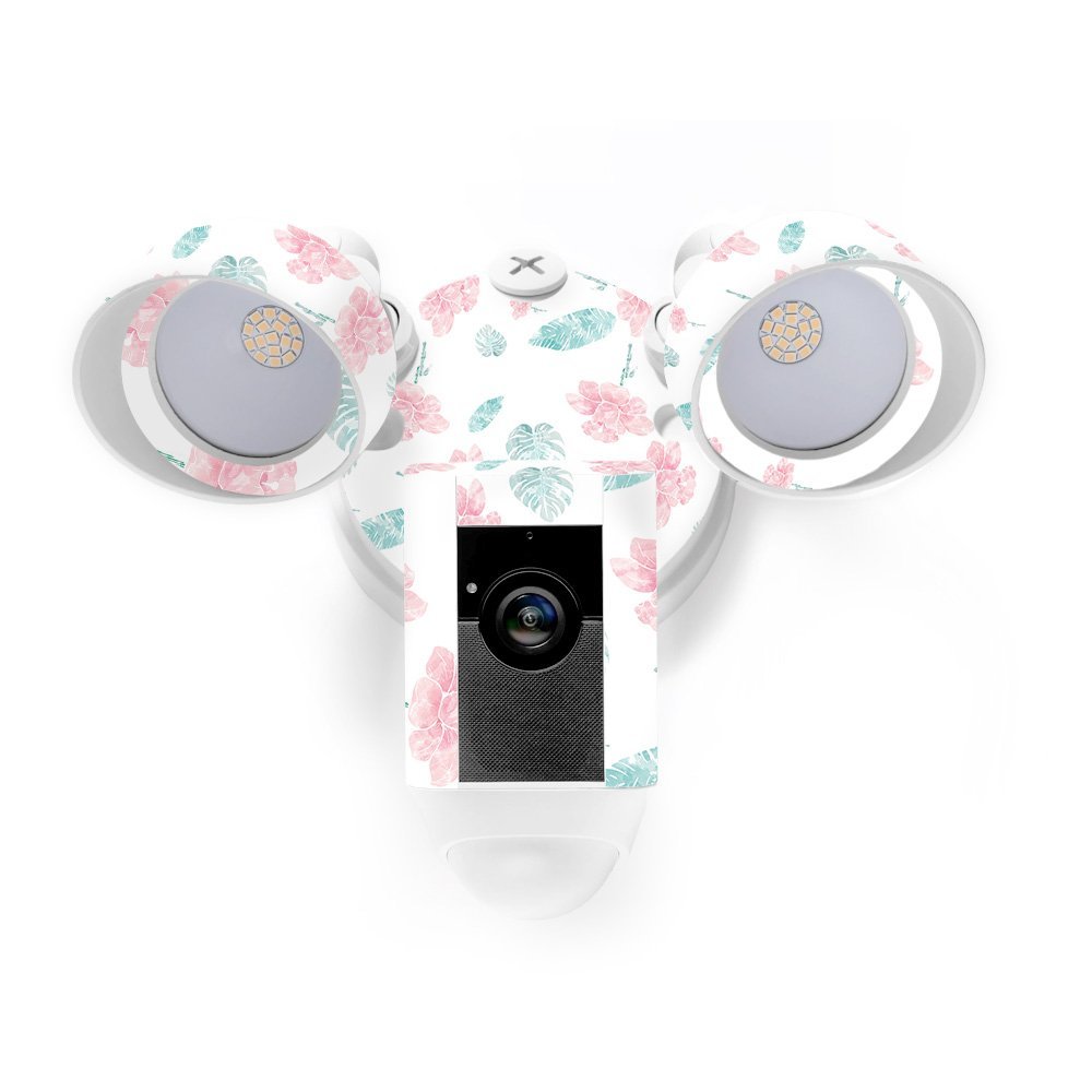 MightySkins Skin Compatible with Ring Floodlight Cam - Paper Flowers | Protective, Durable, and Unique Vinyl Decal wrap Cover | Easy to Apply, Remove, and Change Styles | Made in The USA