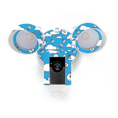 MightySkins Skin Compatible with Ring Floodlight Cam - Unicorn Clouds | Protective, Durable, and Unique Vinyl Decal wrap Cover | Easy to Apply, Remove, and Change Styles | Made in The USA