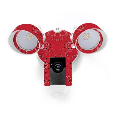 MightySkins Skin Compatible with Ring Floodlight Cam - Bandana | Protective, Durable, and Unique Vinyl Decal wrap Cover | Easy to Apply, Remove, and Change Styles | Made in The USA