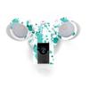MightySkins Skin Compatible with Ring Floodlight Cam - Teal Splatter | Protective, Durable, and Unique Vinyl Decal wrap Cover | Easy to Apply, Remove, and Change Styles | Made in The USA view 1