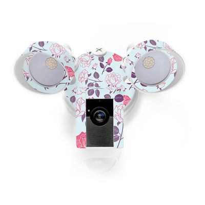 MightySkins Skin Compatible with Ring Floodlight Cam - Vintage Floral | Protective, Durable, and Unique Vinyl Decal wrap Cover | Easy to Apply, Remove, and Change Styles | Made in The USA