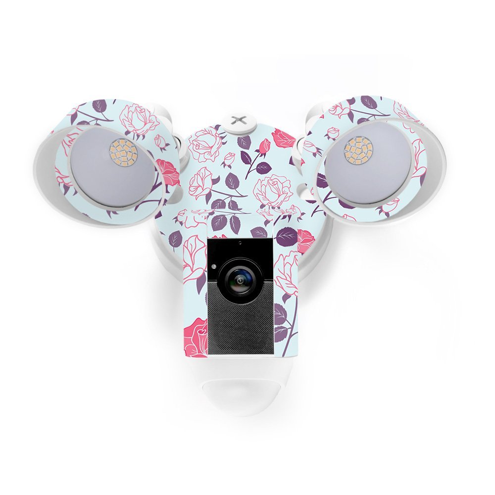 MightySkins Skin Compatible with Ring Floodlight Cam - Vintage Floral | Protective, Durable, and Unique Vinyl Decal wrap Cover | Easy to Apply, Remove, and Change Styles | Made in The USA