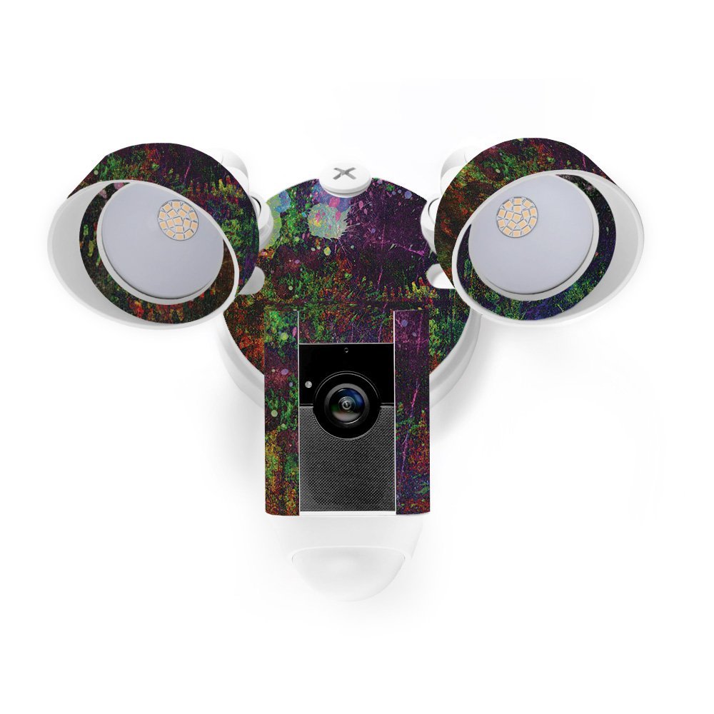 MightySkins Skin Compatible with Ring Floodlight Cam - Paint Drip | Protective, Durable, and Unique Vinyl Decal wrap Cover | Easy to Apply, Remove, and Change Styles | Made in The USA