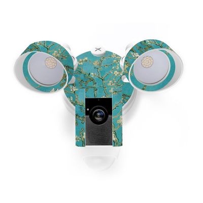 MightySkins Skin Compatible with Ring Floodlight Cam - Almond Blossom | Protective, Durable, and Unique Vinyl Decal wrap Cover | Easy to Apply, Remove, and Change Styles | Made in The USA