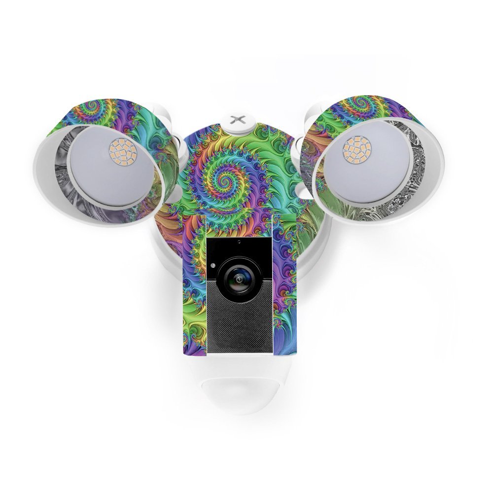 MightySkins Skin Compatible with Ring Floodlight Cam - Tripping | Protective, Durable, and Unique Vinyl Decal wrap Cover | Easy to Apply, Remove, and Change Styles | Made in The USA