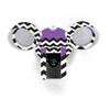 MightySkins Skin Compatible with Ring Floodlight Cam - Purple Chevron | Protective, Durable, and Unique Vinyl Decal wrap Cover | Easy to Apply, Remove, and Change Styles | Made in The USA view 1