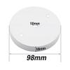 binifiMux Ceiling Canopy Kit, 2-Pack White Ceiling Plate Chassis Base Pendant Light Accessories 98mm x 18mm w Screw view 2